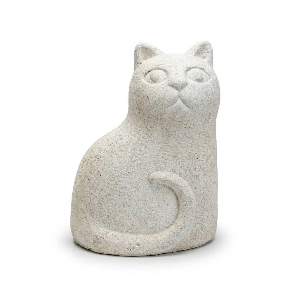 NEW PD HOME & GARDEN cat garden figure in cement